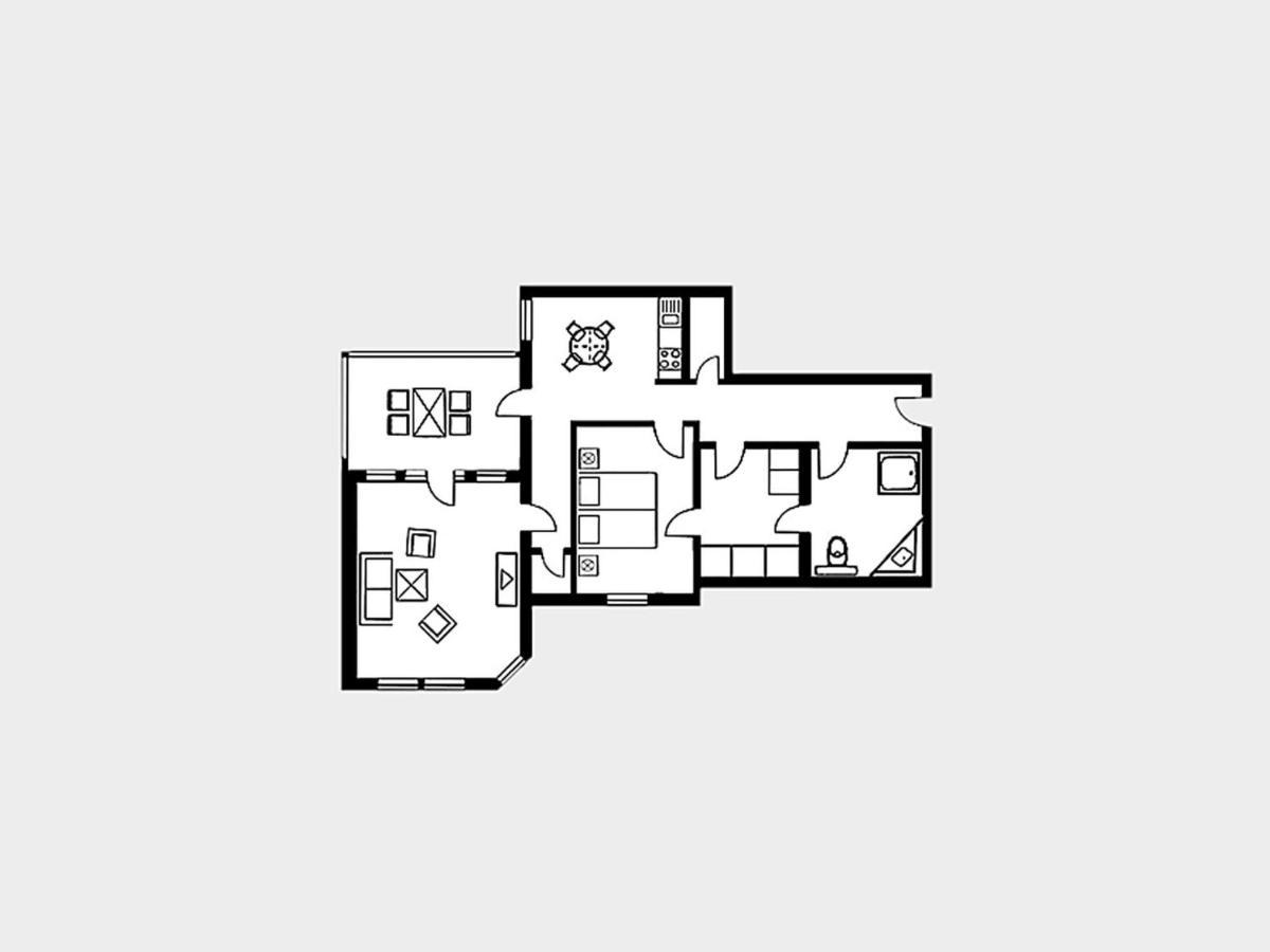 Apartment Strandvillen - Mit Meerblick, 1 Schlafzimmer Und Balkon Sv 712 *